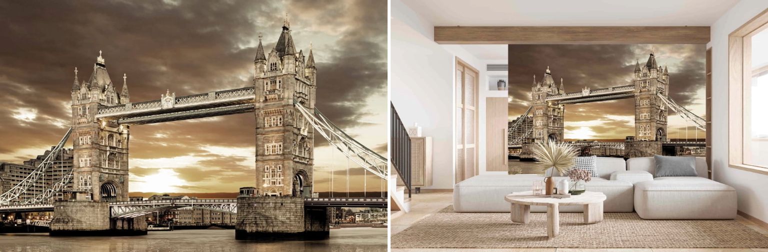 Classic and Modern Murals - Cityscapes and Architecture