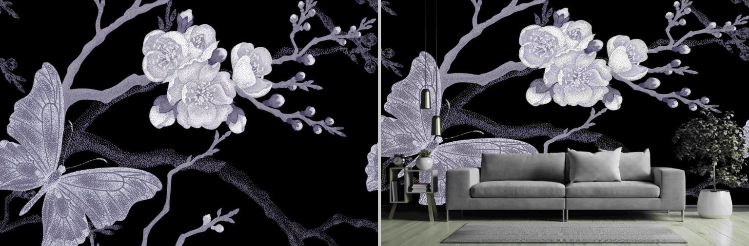 Classic and Modern Murals - Flowers