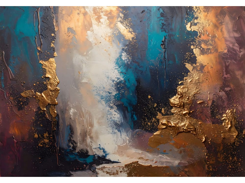 Luminous Passage Light Path - Guiding AI Wall Mural