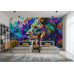 Prismatic Sovereign Crystal Effects - Dazzling AI Wall Mural