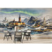 Nordic Watercolor Harmony Scandinavian Landscape Art - - - AI Art Wall Mural for Contemporary Interiors Nordic Watercolor Harmony Scandinavian Landscape Art - - - AI Art Wall Mural for Contemporary Interiors