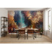 Gilded Canyon Passage - AI Art Wall Mural for Contemporary Interiors