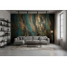 Verdigris Patina - AI Art Wall Mural for Contemporary Interiors