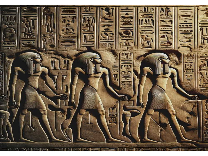 Egyptian Tomb - AI Art Wall Mural for Contemporary Interiors Egyptian Tomb - AI Art Wall Mural for Contemporary Interiors