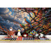 Autumnal Birds - AI Art Wall Mural for Contemporary Interiors Autumnal Birds - AI Art Wall Mural for Contemporary Interiors