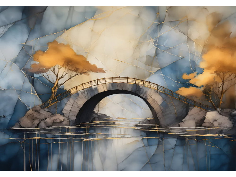 Enigmatic Passage - AI Art Wall Mural for Contemporary Interiors