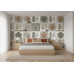 Nordic Forest Mosaic - AI Art Wall Mural for Contemporary Interiors