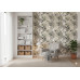Organic Stone & Foliage - AI Art Wall Mural for Contemporary Interiors