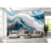 Abstract Ocean - AI Art Wall Mural for Contemporary Interiors