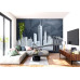 Manhattan Facets - AI Art Wall Mural for Contemporary Interiors
