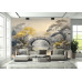 Ethereal Bridge - AI Art Wall Mural for Contemporary Interiors