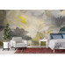 Whispers of Petals - AI Art Wall Mural for Contemporary Interiors