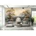 Misty Bridge - AI Art Wall Mural for Contemporary Interiors