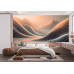 Ethereal Waves Desert Landscape - Serene AI Wall Mural