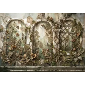 Vintage Botanical Relief | Wall4Soul