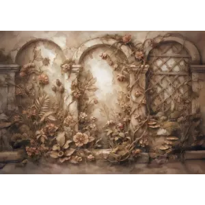 Rustic Floral Plaster