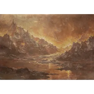 Amber Mountain Horizon Amber Mountain Horizon | Wall4Soul