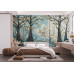Serene Forest - AI Art Wall Mural for Contemporary Interiors