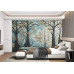 Serene Forest - AI Art Wall Mural for Contemporary Interiors