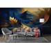 Mountain of Dreams - AI Art Wall Mural for Contemporary Interiors