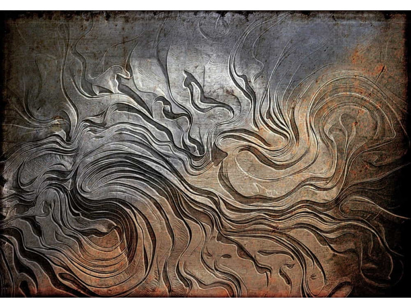 Ethereal Erosion - AI Art Wall Mural for Contemporary Interiors