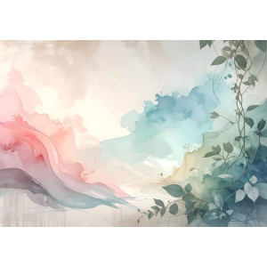 Whispers of Dawn - AI Art Wall Mural for Contemporary Interiors | Wall4Soul