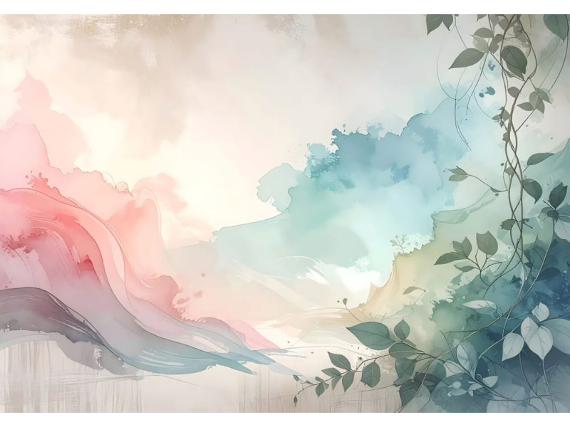 Whispers of Dawn - AI Art Wall Mural for Contemporary Interiors Whispers of Dawn - AI Art Wall Mural for Contemporary Interiors