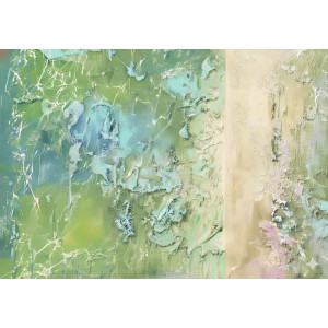 Earth and Sky Divide - AI Art Wall Mural for Contemporary Interiors | Wall4Soul