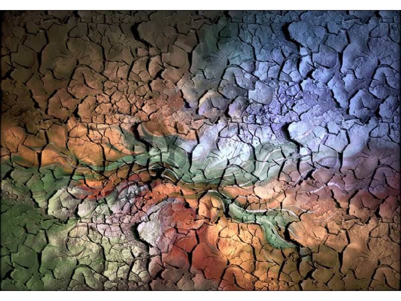 Earth's Palette - AI Art Wall Mural for Contemporary Interiors