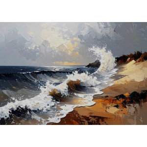 Kinetic Wall Mural - AI Art Wall Mural for Contemporary Interiors | Wall4Soul