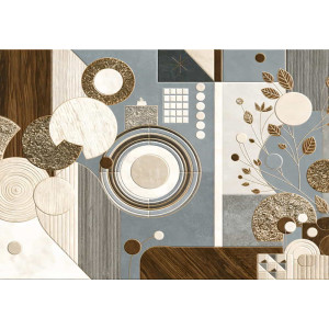 Modern Harmony Balanced Design - Contemporary AI Wall Mural