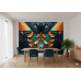 The Geometric Guardian Abstract Art - Protective AI Wall Mural The Geometric Guardian Abstract Art - Protective AI Wall Mural