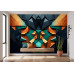 The Geometric Guardian Abstract Art - Protective AI Wall Mural The Geometric Guardian Abstract Art - Protective AI Wall Mural