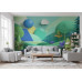Verdant Dreamscape - AI Art Wall Mural for Contemporary Interiors