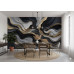 Gilded Waves Ocean Luxury - Opulent AI Wall Mural