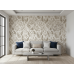 Sepia Woodland Scroll - AI Art Wall Mural for Contemporary Interiors