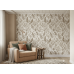 Sepia Woodland Scroll - AI Art Wall Mural for Contemporary Interiors
