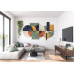 Geometric Harmony Modern Design - Balanced AI Wall Mural