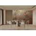 Gilded Vines - AI Art Wall Mural for Contemporary Interiors