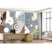 Modern Mosaic Pattern Art - Contemporary AI Wall Mural