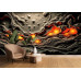 Subterranean Glow - AI Art Wall Mural for Contemporary Interiors Subterranean Glow - AI Art Wall Mural for Contemporary Interiors
