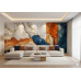 Elysian Veins Heavenly Patterns - Ethereal AI Wall Mural