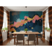 Golden Fracture Broken Gold - Artistic AI Wall Mural