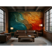 Magma Flow Volcanic Effects - Fiery AI Wall Mural