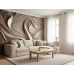 The Swan's Adagio - Elegant and Soothung - AI Art Wall Mural for Contemporary Interiors