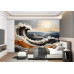 Breaking Sun - AI Art Wall Mural for Contemporary Interiors