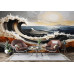 Breaking Sun - AI Art Wall Mural for Contemporary Interiors