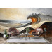 Seascape in Ochre - AI Art Wall Mural for Contemporary Interiors