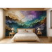 Celestial Depths Space Wonder - Cosmic AI Wall Mural