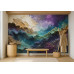 Celestial Depths Space Wonder - Cosmic AI Wall Mural
